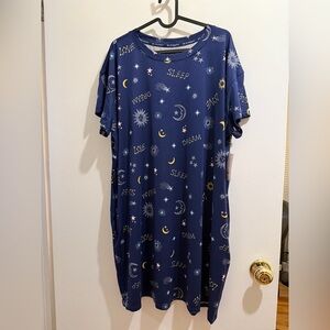 Joyspun Dreamy Nightgown with Celestial Design